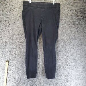 Old Navy Jeans Womens 14 Black Super Skinny Stretchy Cotton Blend Denim